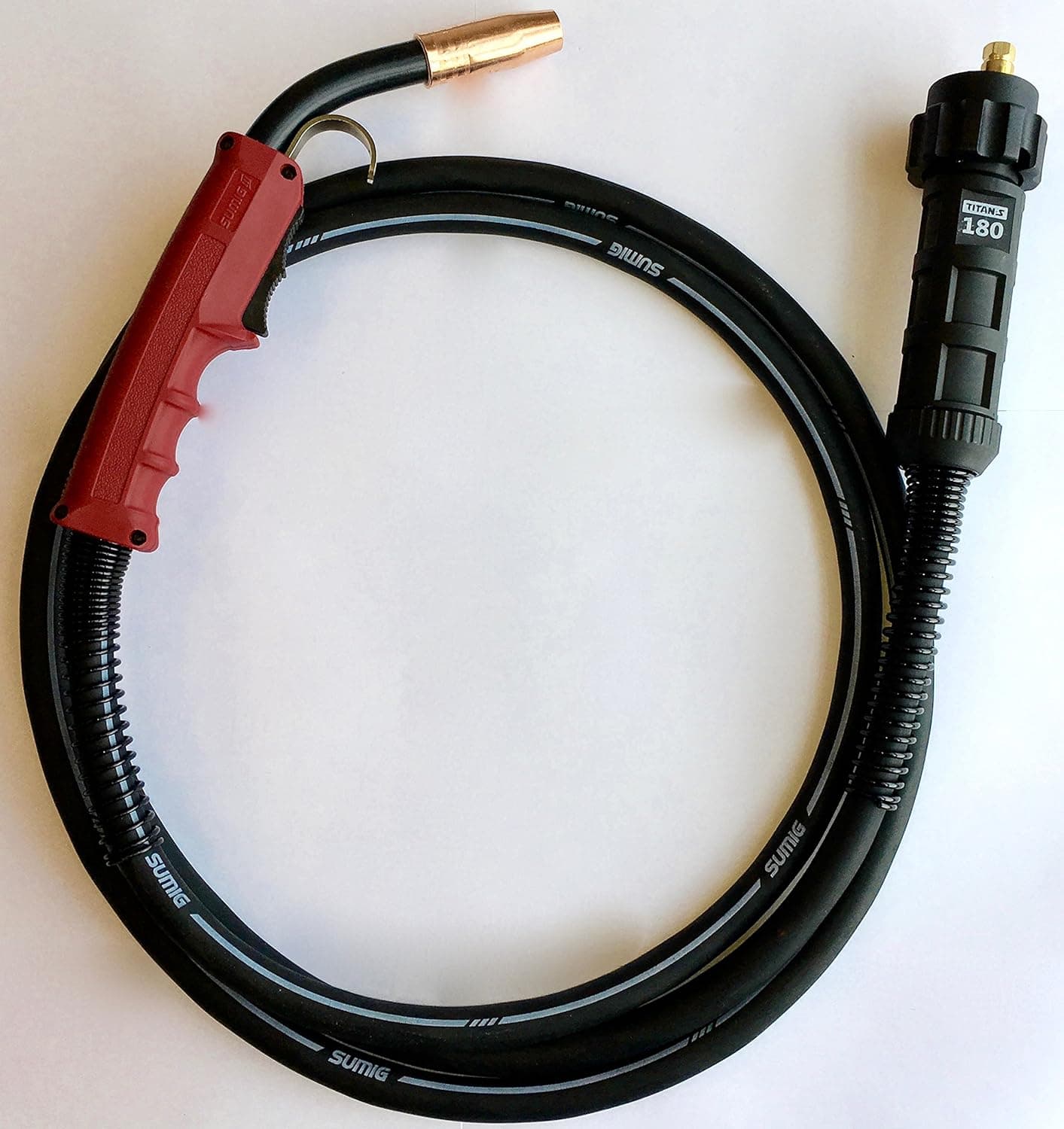 Sumig Titan-S 180 Amp 15ft Premium Mig Welding Gun Torch replacement for Tweco, Miller, Hobart, Lincoln and Euro-connector (Lincoln/Tweco Connection)