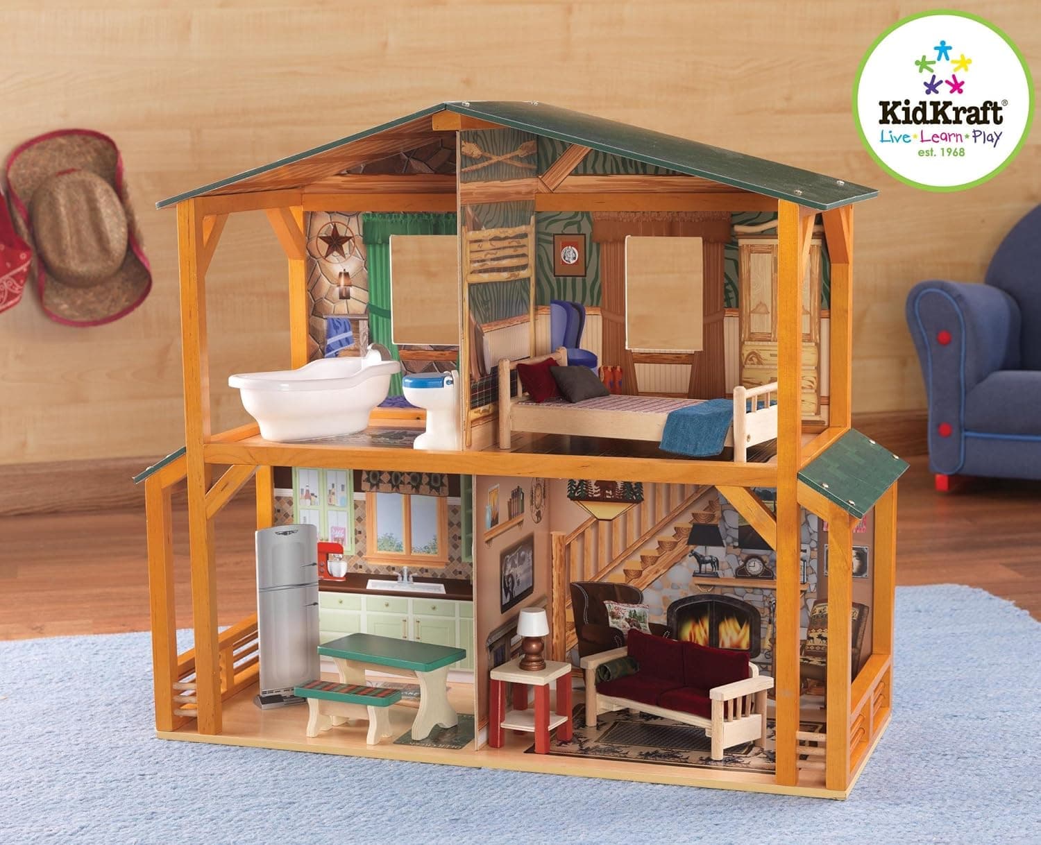 KidKraft Campfire Cabin Dollhouse