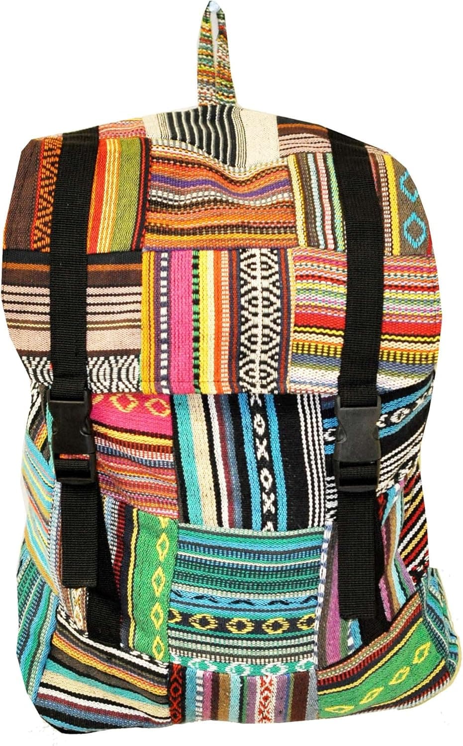 Mandala Tibetan Shop Brand Large Bohemian Hemp Backpack #209