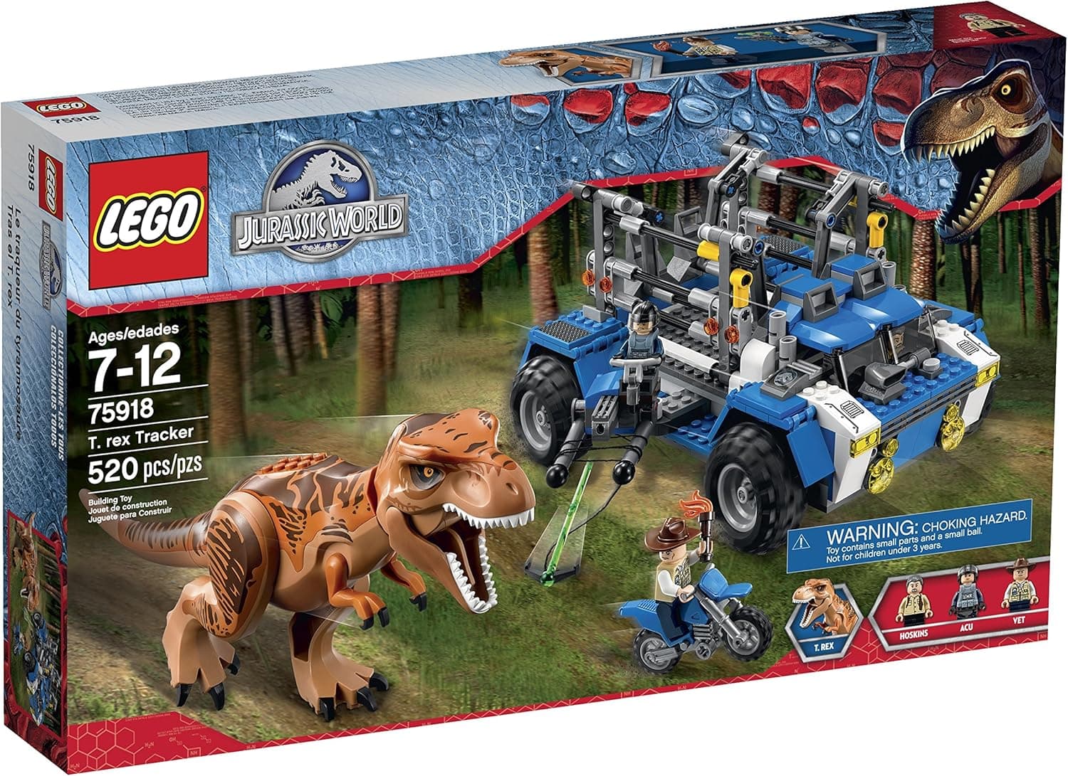 LEGO Jurassic World T. Rex Tracker 75918 Building Kit