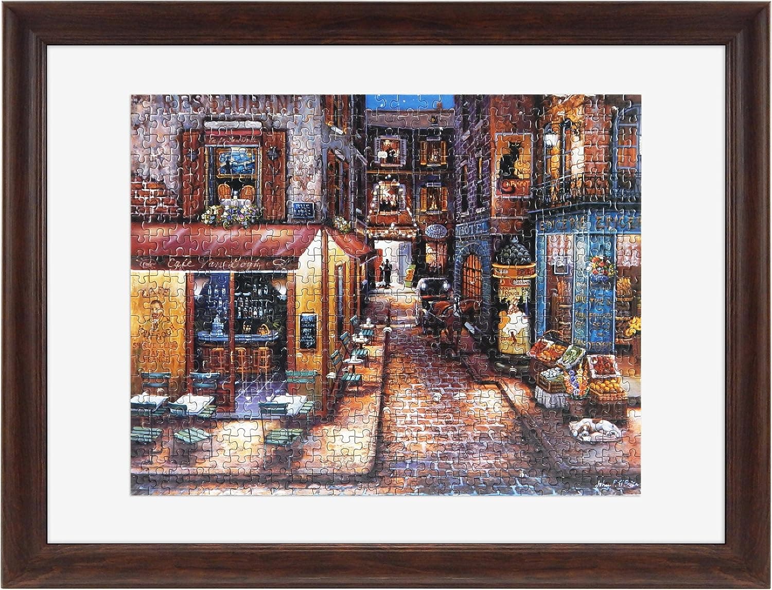 MCS Frame for Puzzles, Walnut, 14.25 x 19.25 in or smaller