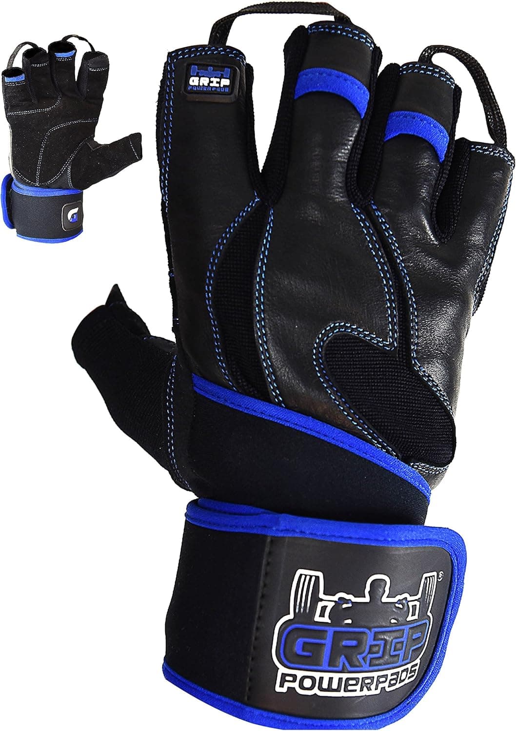 Gym Gloves - Ranger with Built in 2" Wide Wrist Wraps Design for Weight Lifting, Power Lifting, Bodybuilding & Strength Training Workout Exercises