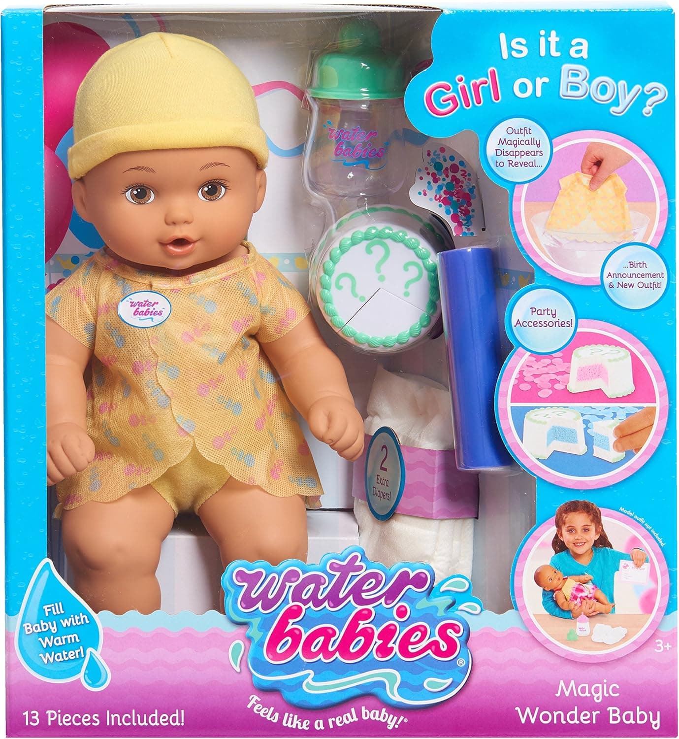 Just Play Waterbabies Magic Wonder Doll, Multicolor (69625)