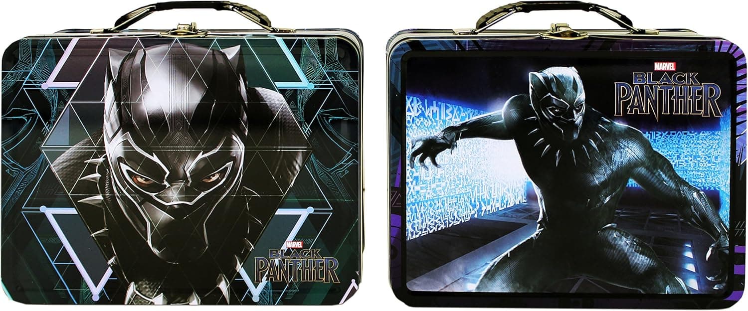 Black Panther Large Tin Carry Alls (Set of 2, Designs)