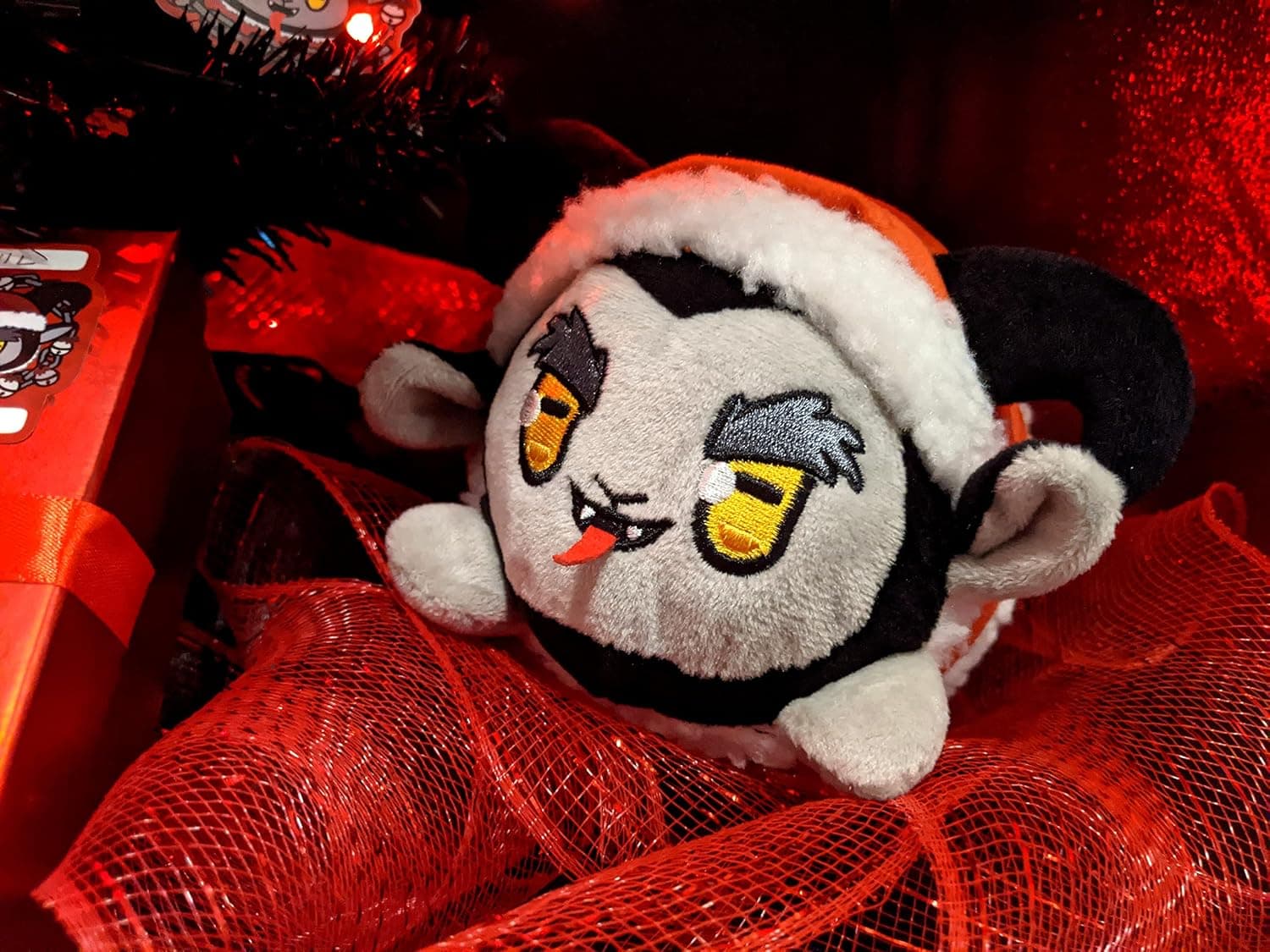 Mochibi - MONchibi - Chris The Krampus - Plush Toy, Collectable, Soft, 6", Original, Stackable, Happy Holidays