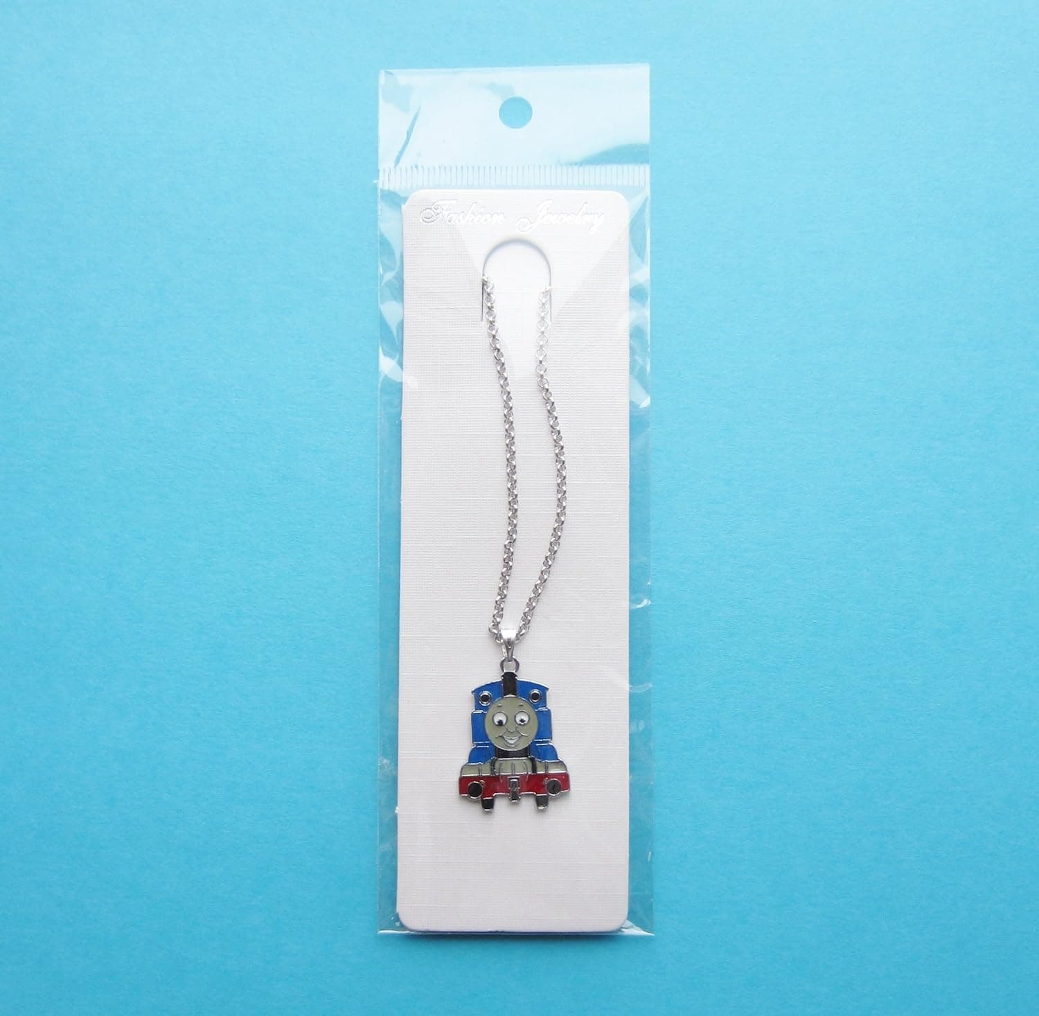 Thomas the Train Trackmaster Take n Play Along Character: Thomas Metal Charm Necklace