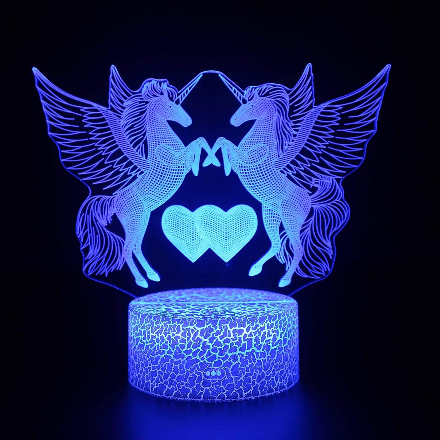 Bowink Unicorn Gifts Unicorn Night Light for Girls Birthday Gift, Unicorn Toys Optical Illusion Bedside Lamp Unicorn Bedroom Decor for Girls as Christmas Gifts, Kids Nightlight…