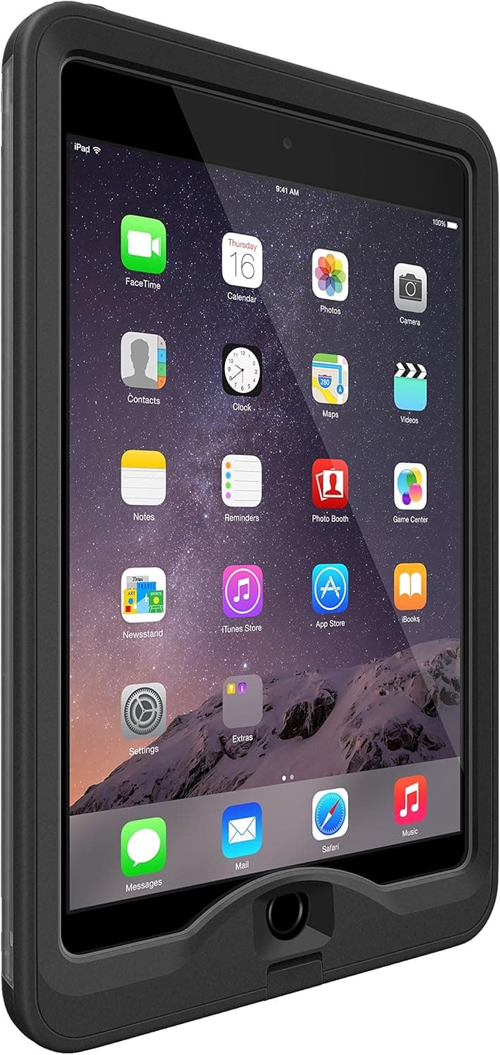 LifeProof NÜÜD iPad Mini/Mini 2/Mini 3 Waterproof Case - Retail Packaging - BLACK