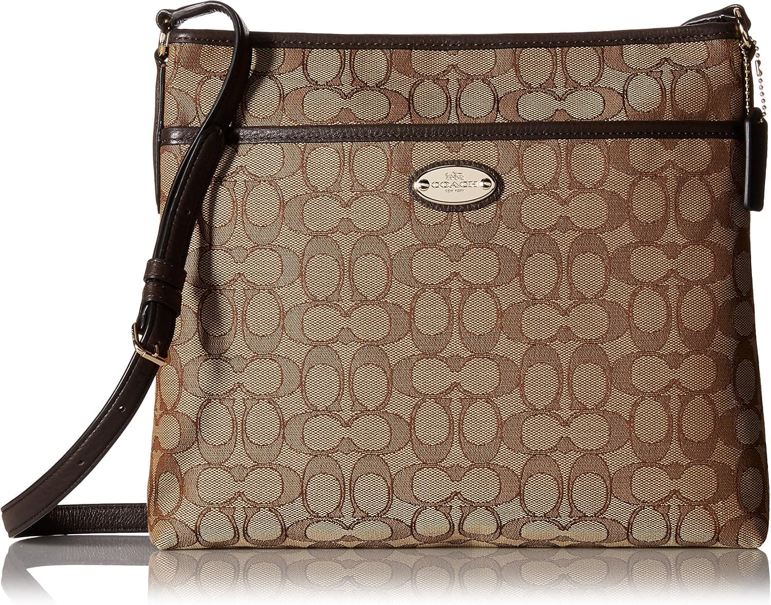 Coach Outline Signature File Crossbody
