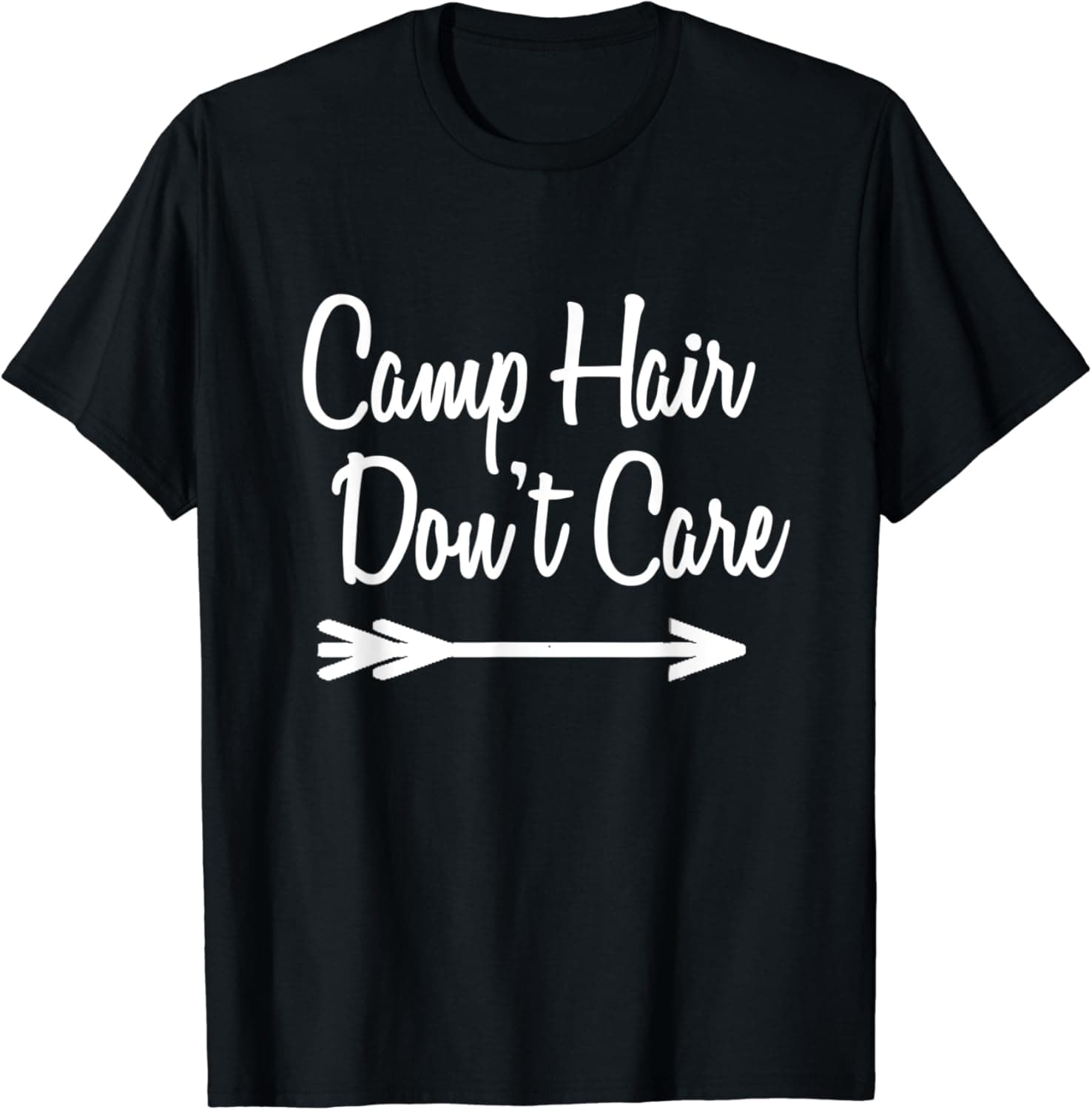 Camp Hair Don't Care Shirt Tee Camping T Shirt Camper