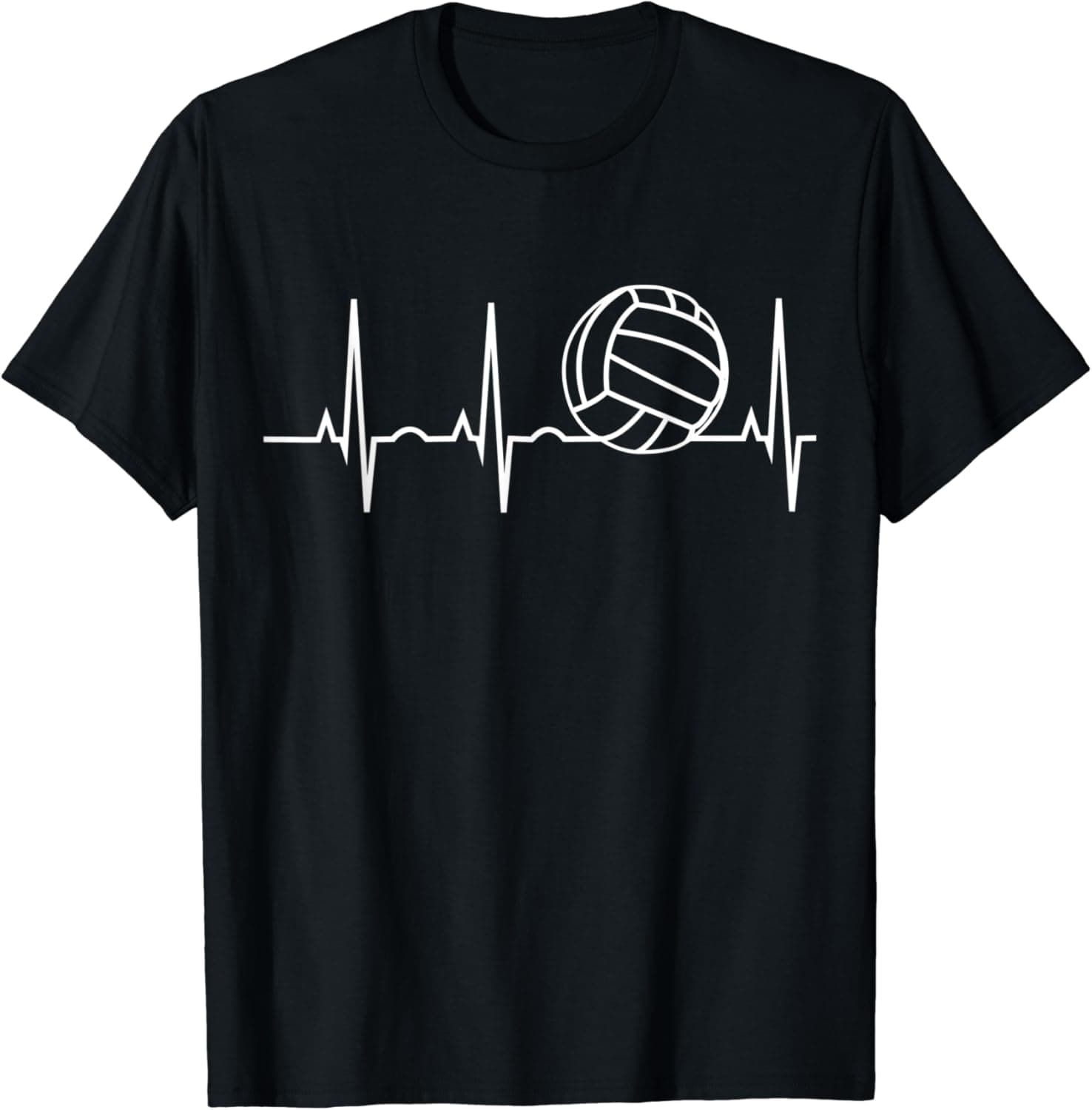 Volleyball Heartbeat Shirt - I Love Volleyball T-Shirt