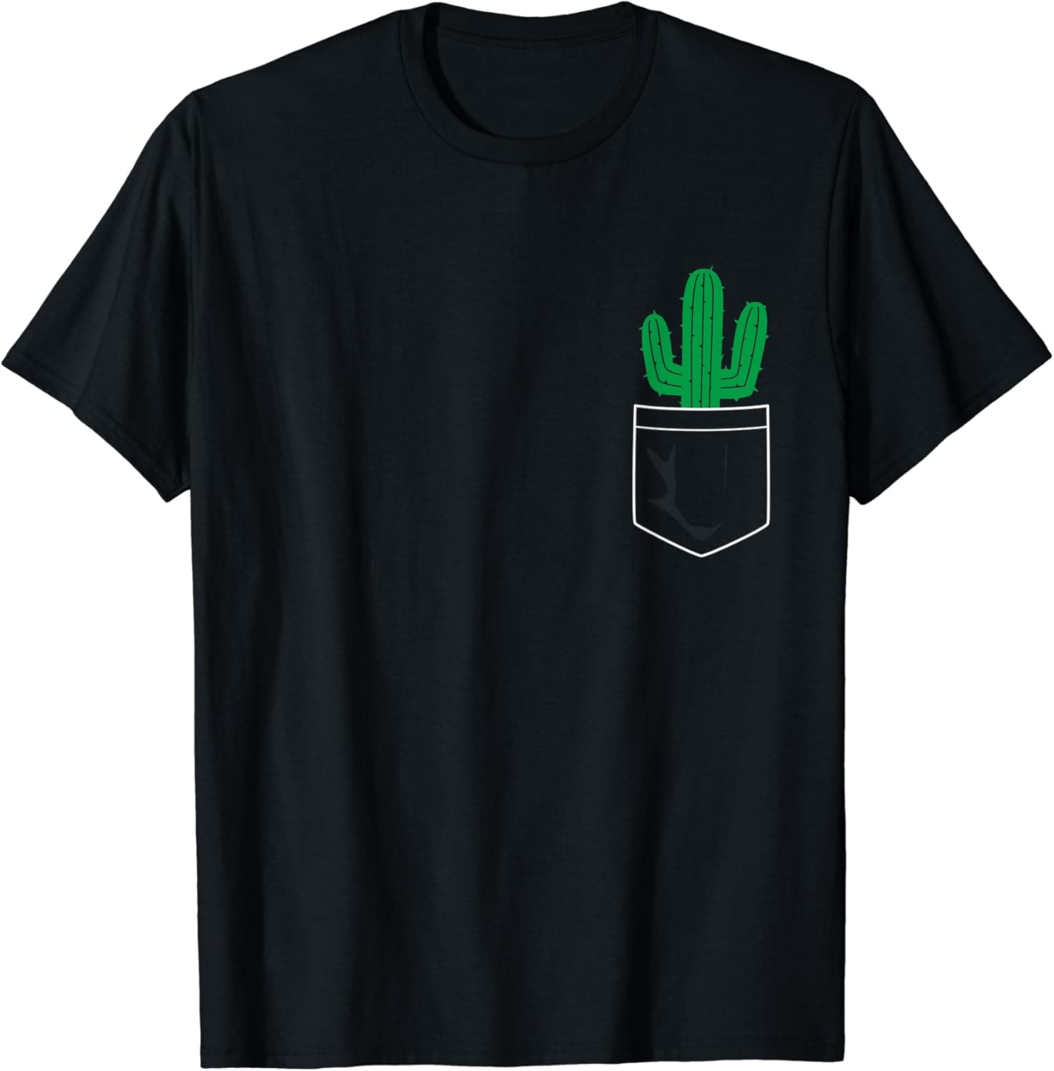 Pocket Cactus Shirt, Funny Cute Silly Succulent Gift
