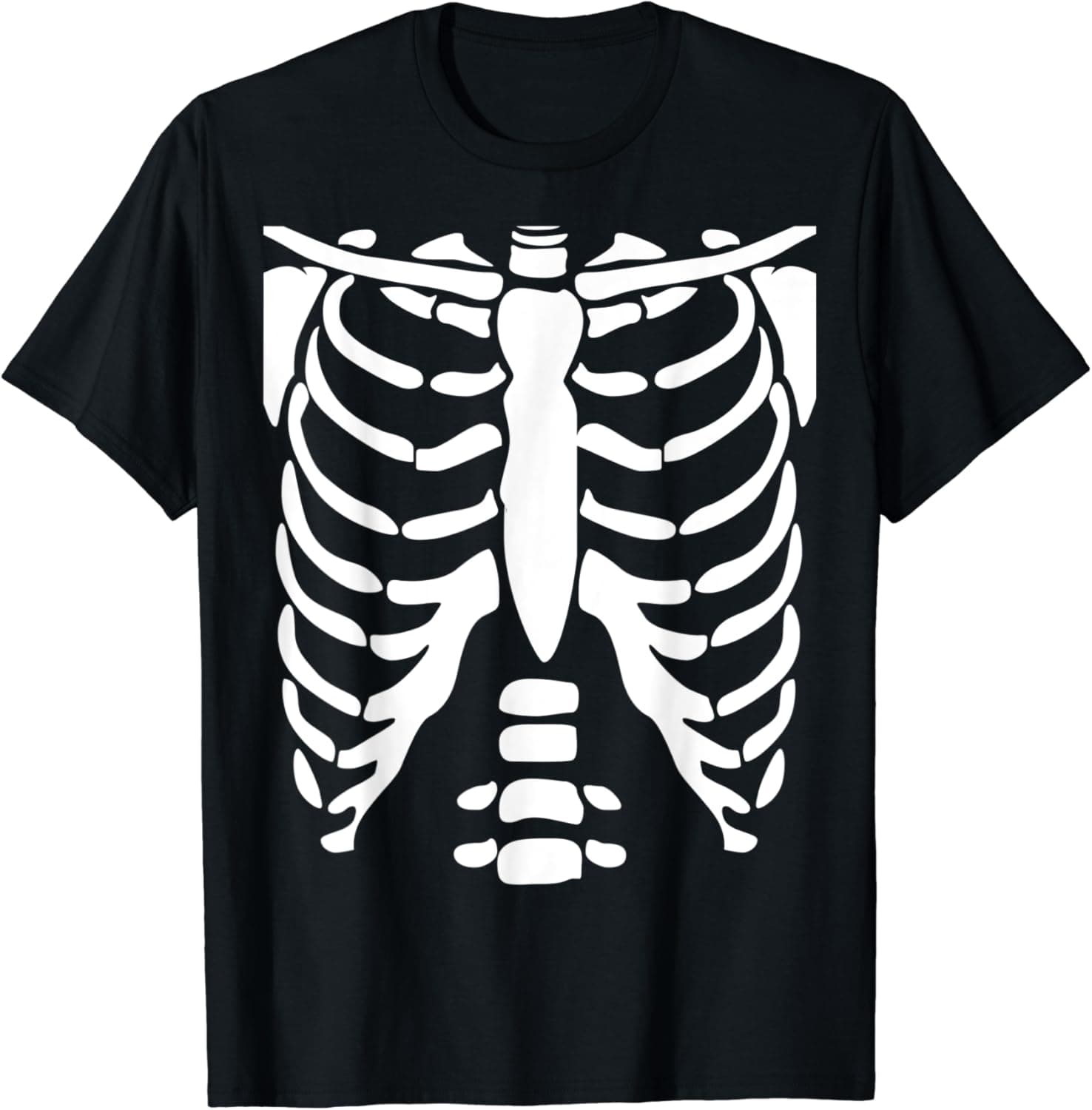 SKELETON SHIRT | Halloween Costume Rib cage Anatomy T-Shirt T-Shirt