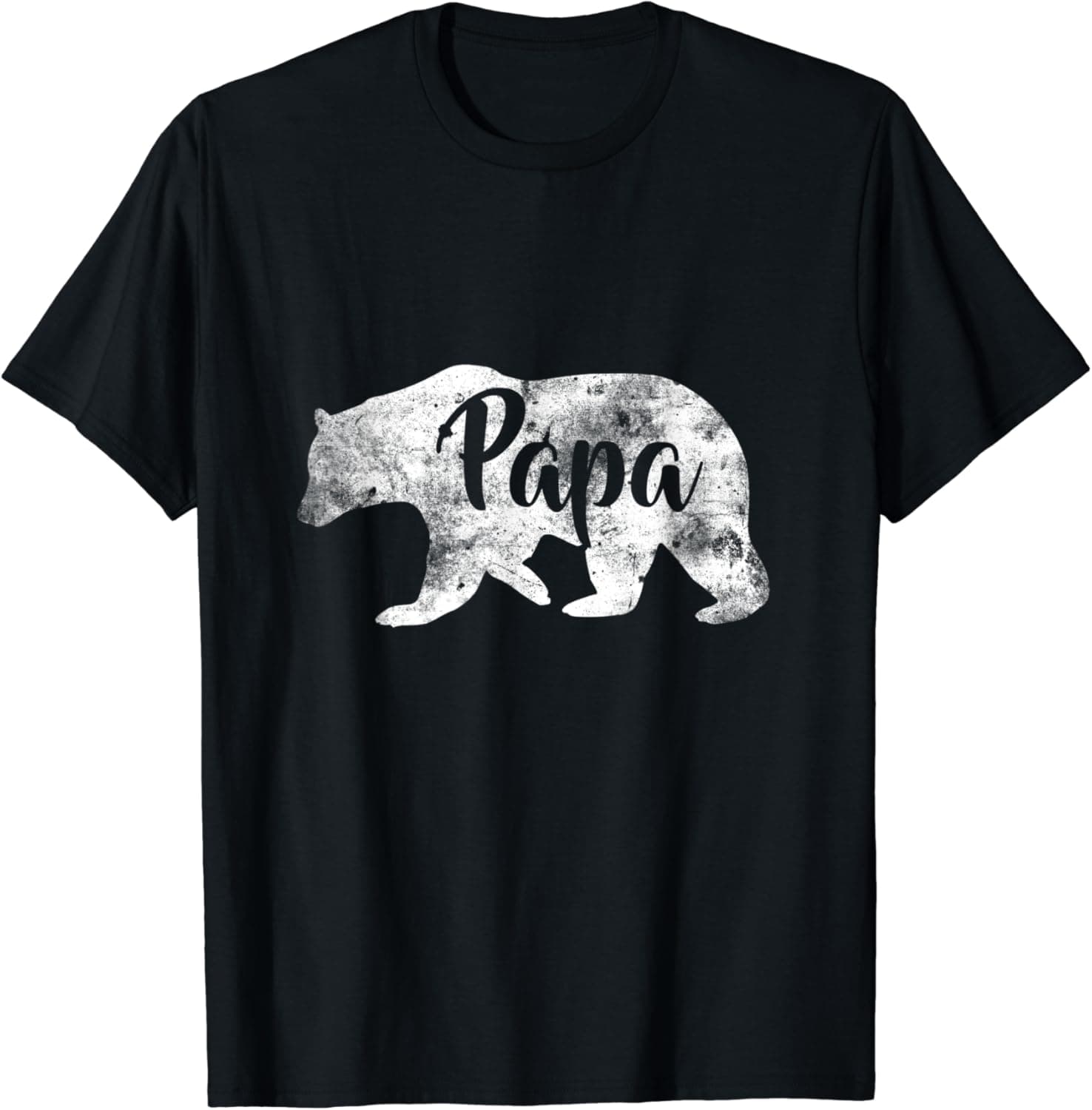 Mens Papa Bear T-Shirt Awesome Camping Father's Tee