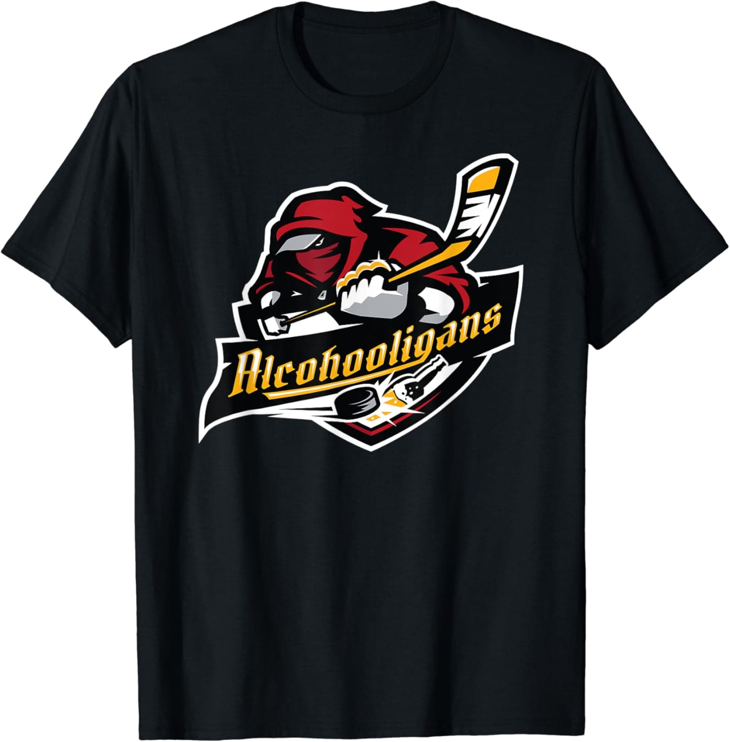 Alcohooligans Hockey Club Team Logo T-Shirt T-Shirt