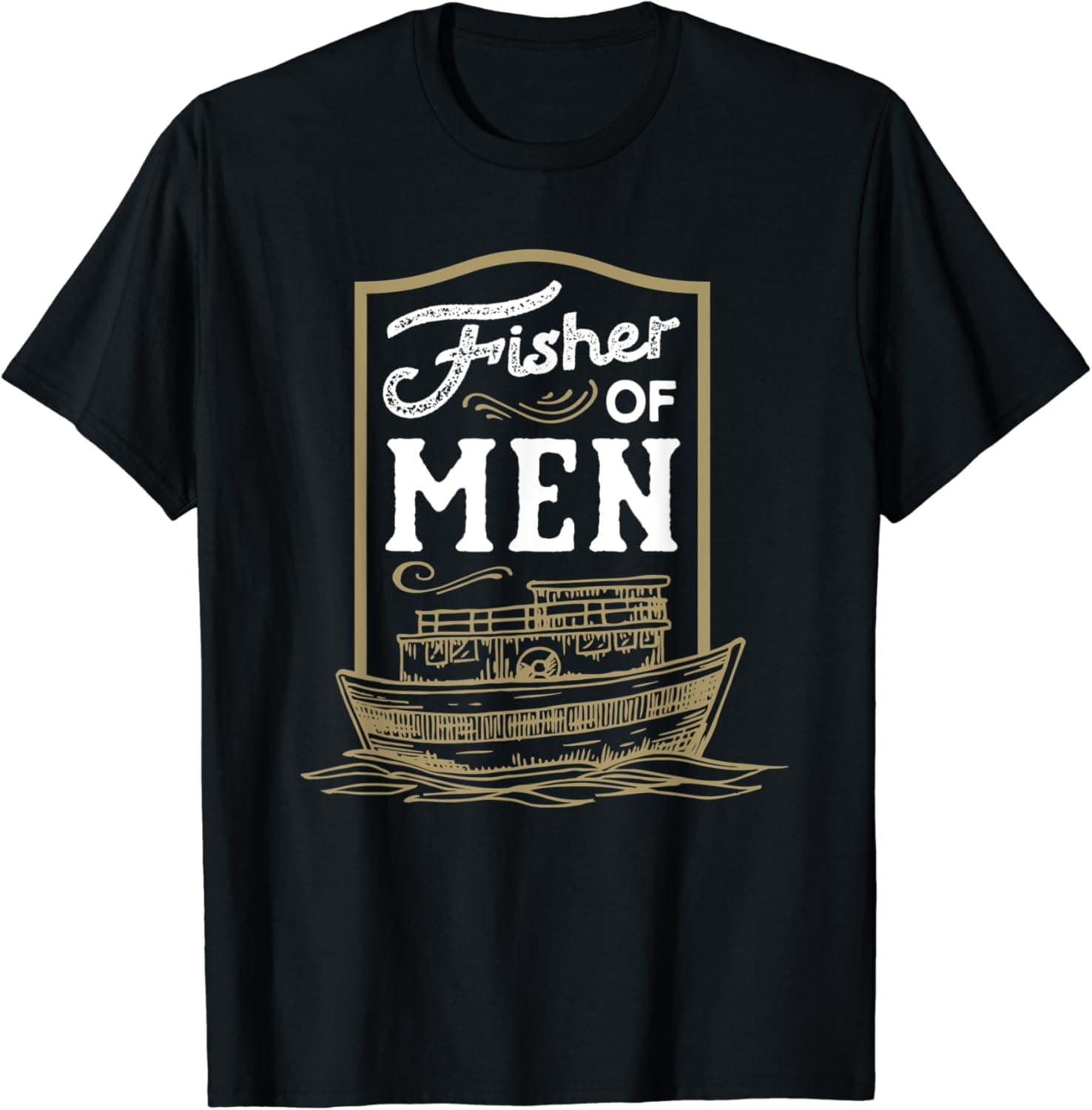 Christian Bible Verse T-Shirt : Fisher of Men T-Shirt