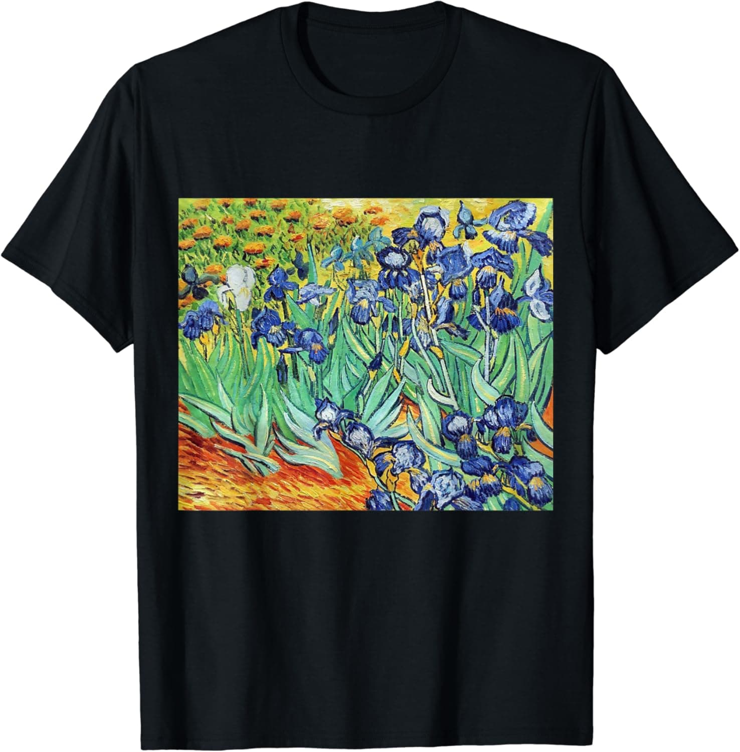 Irises by Vincent van Gogh | Famous Painting T-Shirt