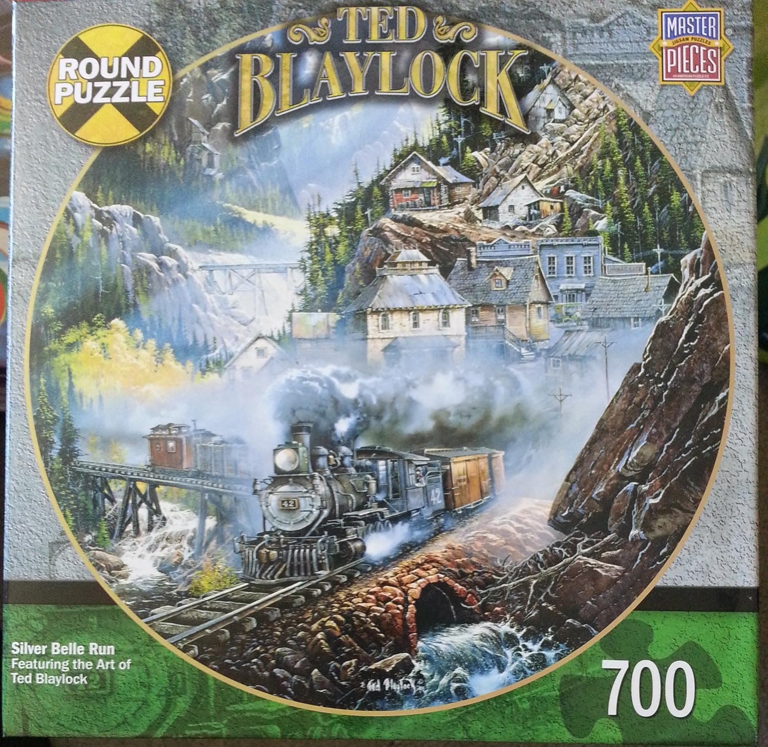 Ted Blaylock ROUND Silver Belle Run 700 Piece Puzzle