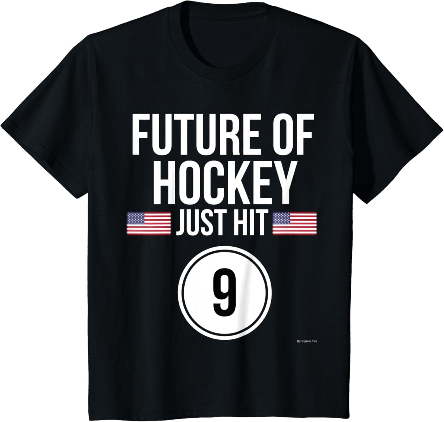 Kids Ice Hockey 9th Birthday T Shirt 9 Year Old Birthday