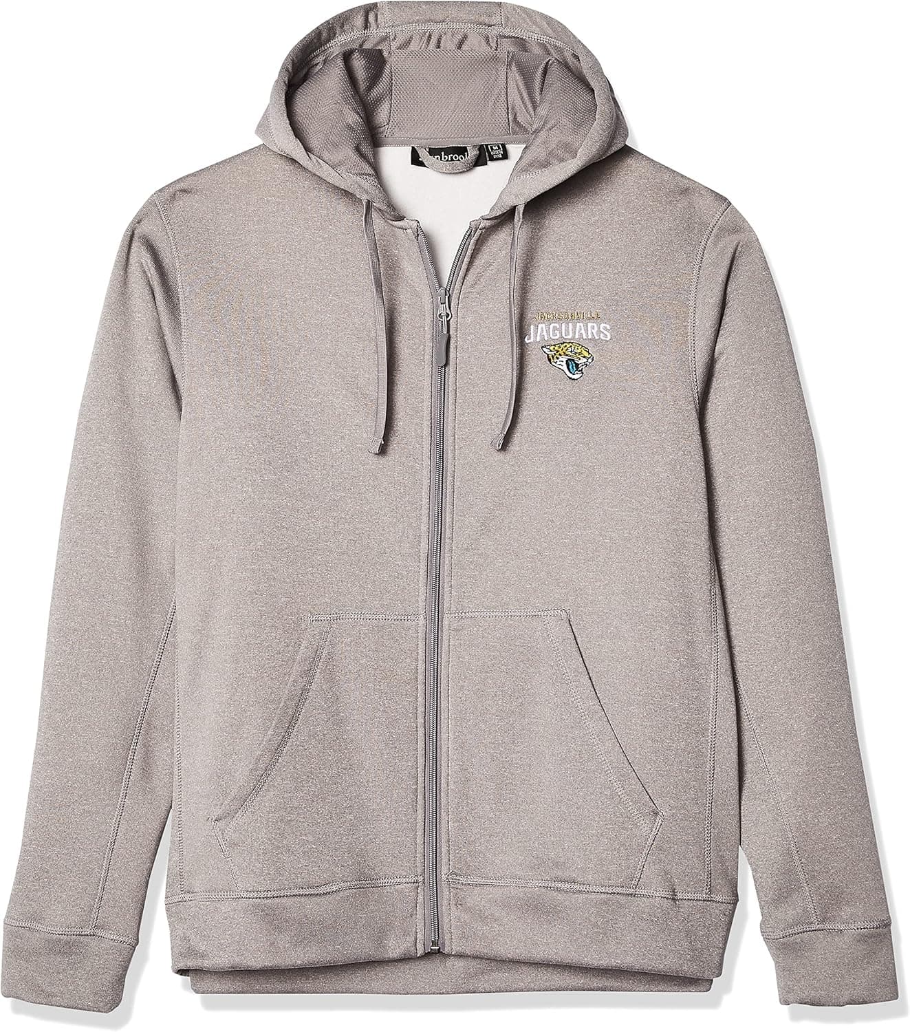 Dunbrooke Men's Heathered NFL Trophy Fleece Full-Zip Hoodie